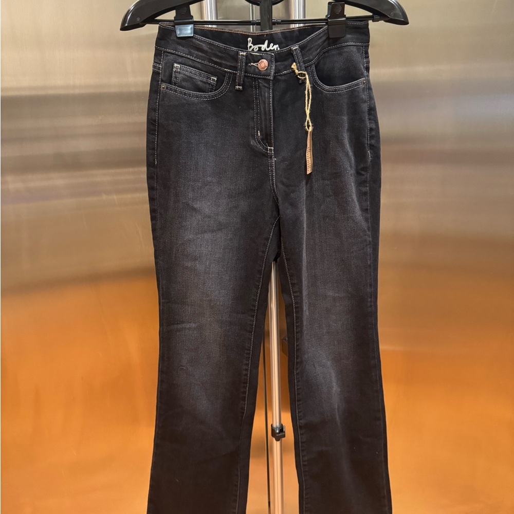 Boden Women's Black Boot Cut Jeans